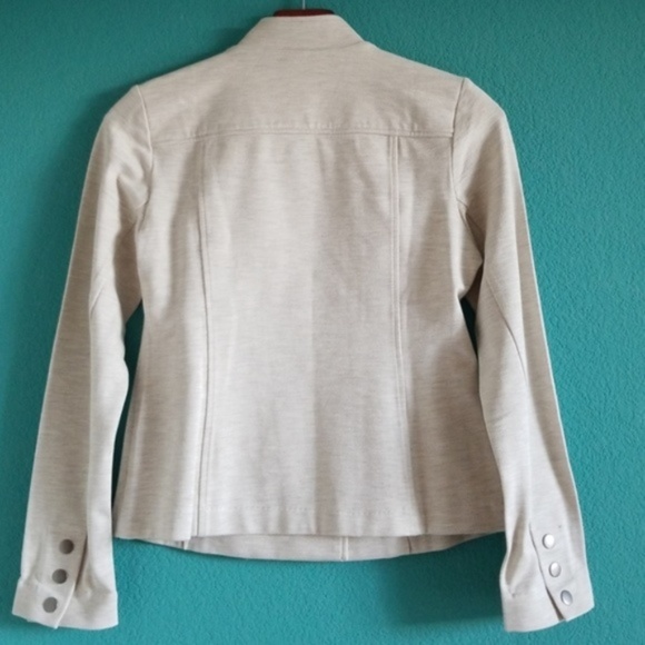 CAbi Cream Charlie Ponte Military Jacket - Picture 5 of 8